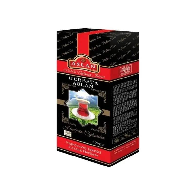 HERBATA ASLAN CEJLONSKA CZARNA 500g.