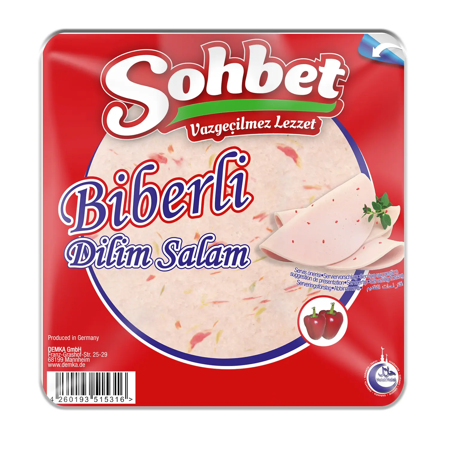 SOHBET DILIM BIBERLI SALAM 200 G.