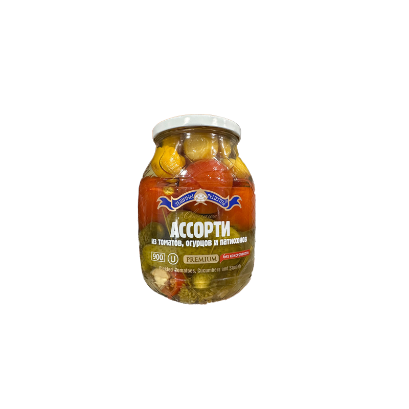 ALDIM PREMIUM ASSORTI PATIS+OGÓR.+POMIDORY 900ml