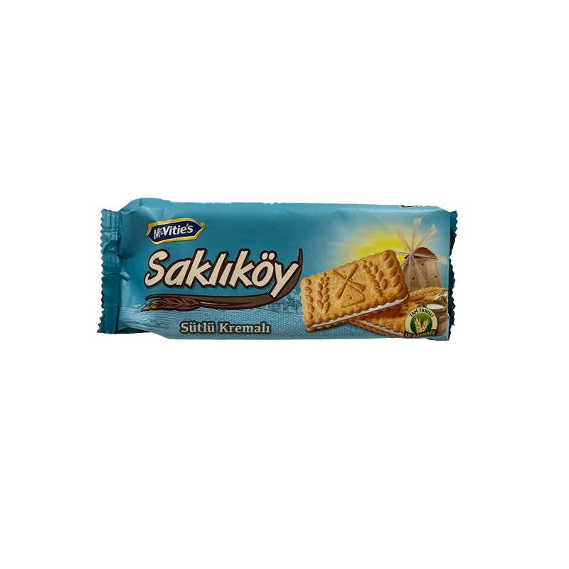 ULKER SAKLIKOY CIASTECZKA Z MLECZNA SMIET. 100G.