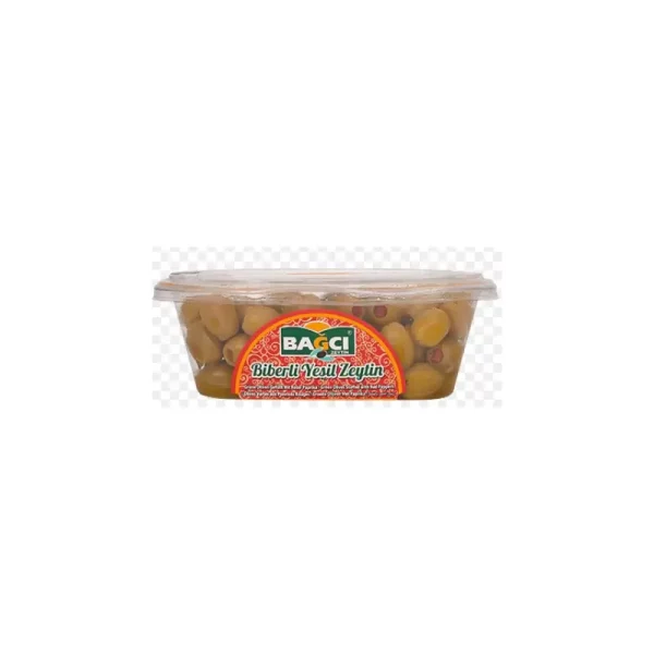 BAGCI ŻIELONE Z PAPRYKĄ 400 G.
