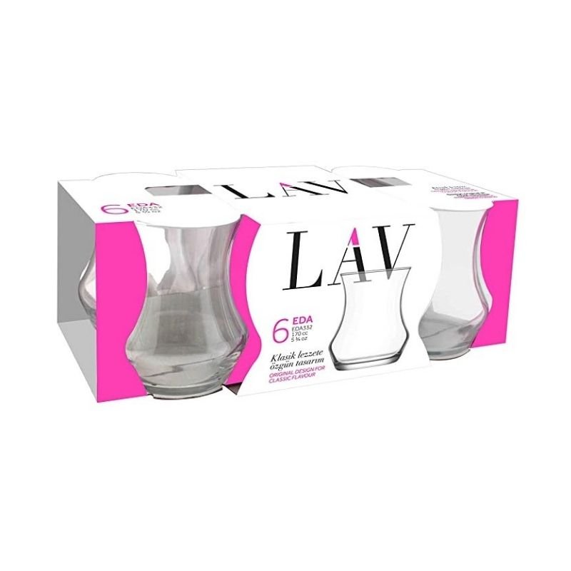 LAV EDA SET SZKLANKA 6 SZT
