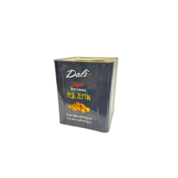 DALI BIBERLI OLIWKI ZIELONA Z PAPRYK. 10 KG.